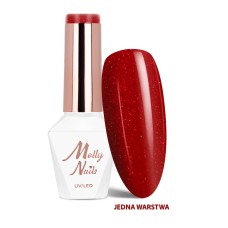 Molly Nails 322 La Vie en Rouge Deep Obsession LED/UV HEMA/Di-HEMA Free - Гел лак 8g. Molly Nails 322 La Vie en Rouge Deep Obsession LED/UV HEMA/Di-HEMA Free - Гел лак 8g.